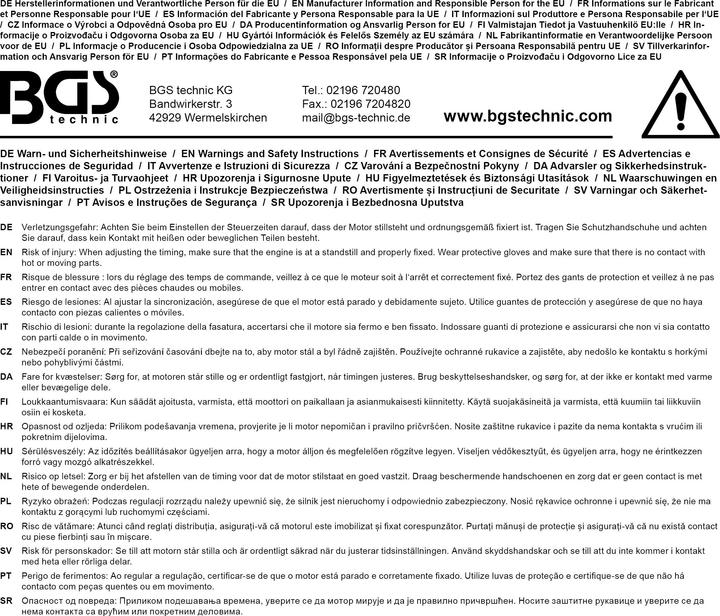 Produktbild BGS Kraftstoffinjektor-Werkzeug für BMW N20 und N55