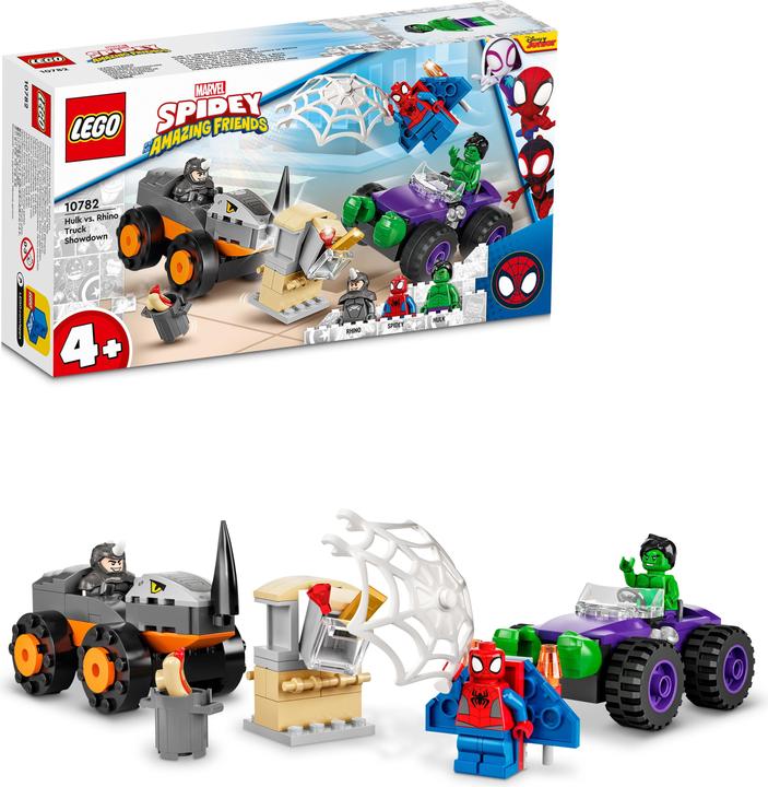 Actual product image LEGO Hulks and Rhino's truck duel (10782, LEGO Marvel)
