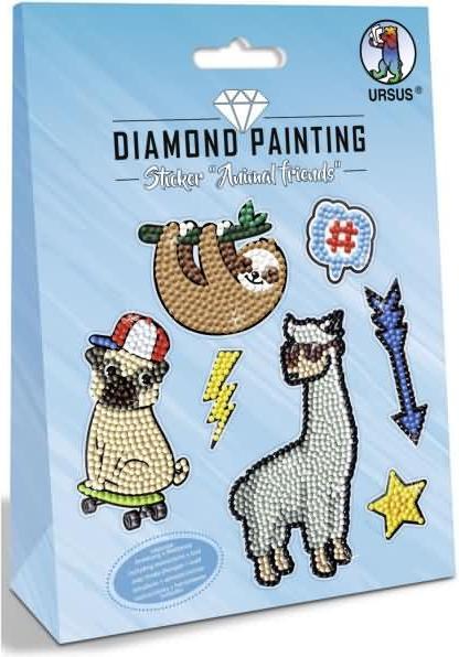 Actual product image Ursus Motif Sticker Diamond Painting Animal
