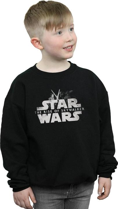 Actual product image Star Wars Boys The Rise Of Skywalker Rey And Kylo Battle Sweatshirt (140, 146)