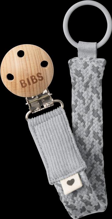 Bibs Braided dummy chain, Cloud/ Iron (1 x)