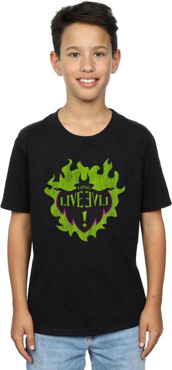 Actual product image Disney Boys The Descendants Maleficent Long Live T-Shirt (140, 146)