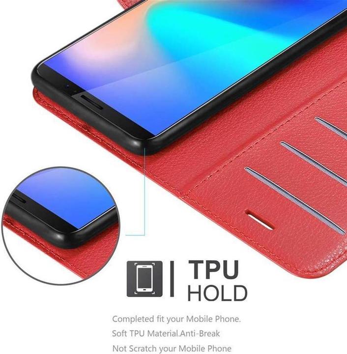Actual product image Cadorabo Book with stand function cover (Samsung Galaxy J3 Pro)