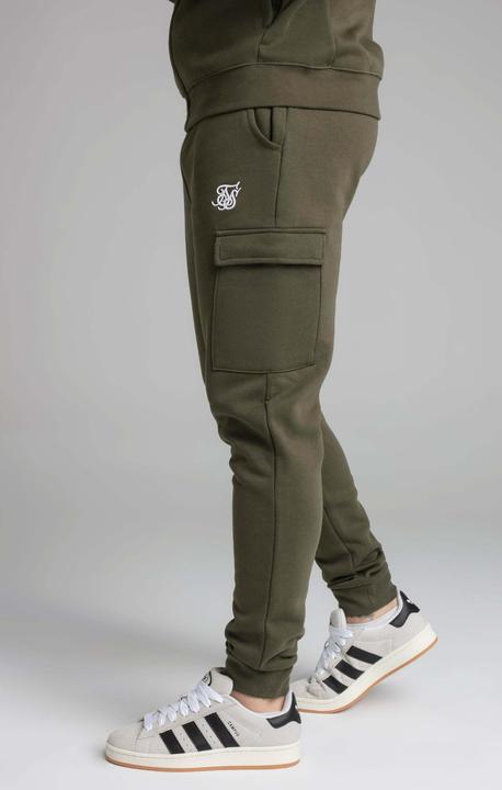 Actual product image Siksilk Sweatpants Khaki Essential Cargo Jogger (S)
