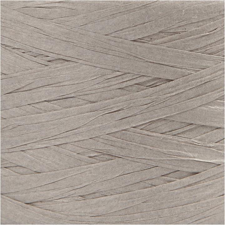 Image du produit Creativ Company Ruban de papier raphia 8 mm x 100 m, gris clair (Ruban, 1 x)