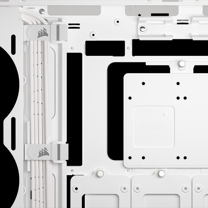 Produktbild Corsair Geh Midi 5000T (Tempered Glass) White (mATX, Mini-ITX, ATX, E-ATX)