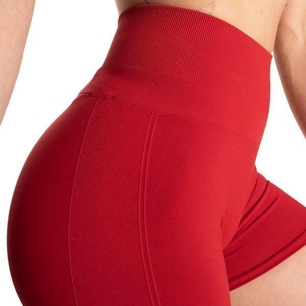 Actual product image Better Bodies Scrunch Shorts - Chili Red (M)