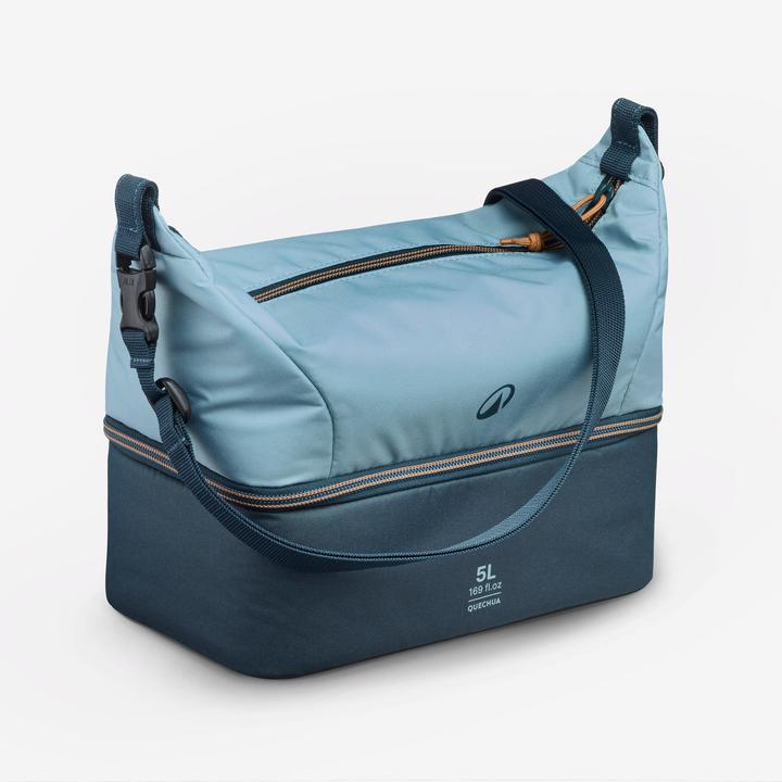 Actual product image Quechua Lunchbox Isoliertasche 5 l mit 1-l-Lebensmitteldose aus Kunststoff - 100 (5 l)
