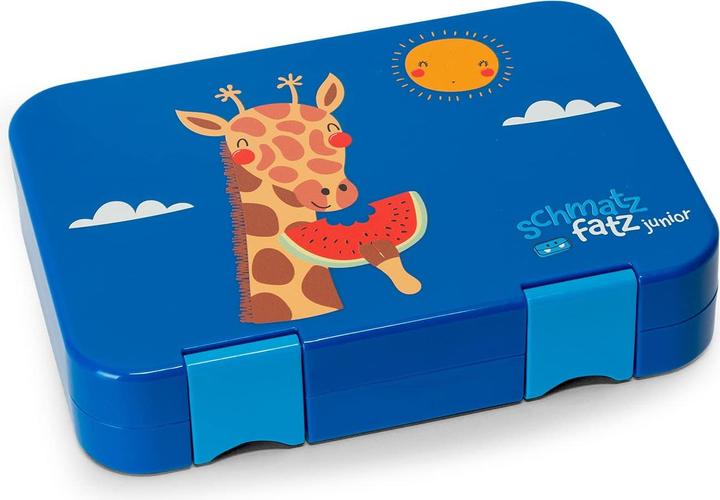 Produktbild Schmatzfatz Junior Brotdose, Blau Giraffe