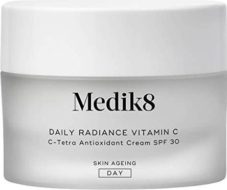 Image du produit Medik8 Crème Éclat quotidienne Vitamine C C-Tetra SPF 30 Hydratant deux-en-un 50ml (Lait pour le corps, 50 ml)