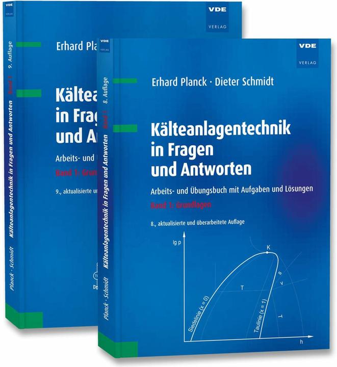 Actual product image Kälteanlagentechnik in Fragen und Antworten (Set) (German, Erhard/Schmidt, Dieter, Planck, 2024)