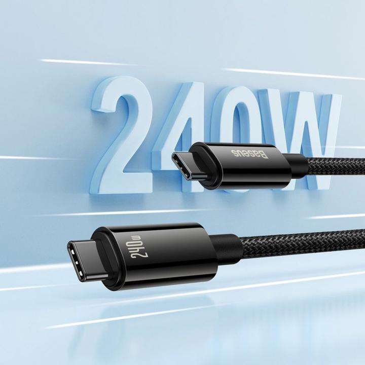 Actual product image Baseus USB C – USB C (3 m, USB 2.0)