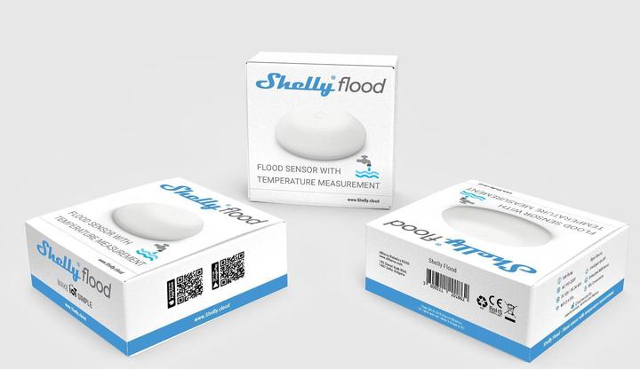 Productafbeelding Shelly Flood WiFi Overstroming & Temperatuursensor