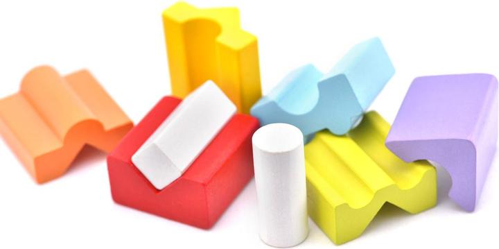 Actual product image Cubika Wood stacking tower small