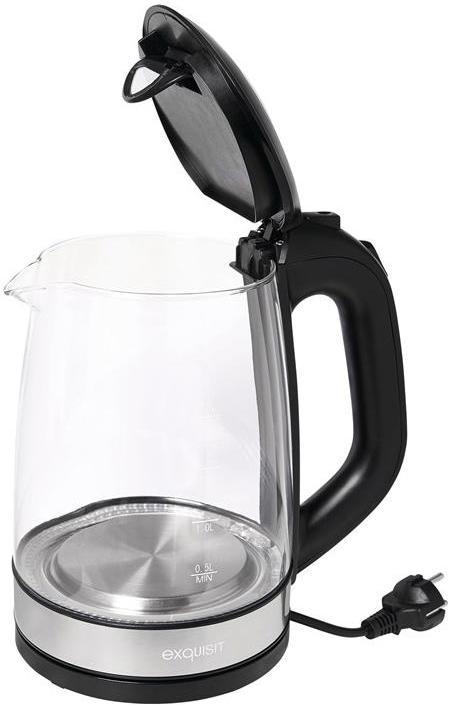 Immagine prodotto Exquisit WK 3501 5010060, vetro/acciaio inox/ch (2 l)