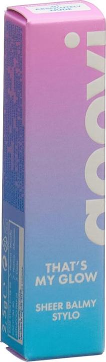 Produktbild Goovi THAT'S MY GLOW Getönter Lippenbalsam 01 Absolutely Nude Bals (Balsam, 44.97 ml)
