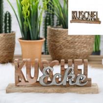 Produktbild Cepewa Schriftzug Kuschelecke auf Fuss, klein, ca. 30cm Lä
