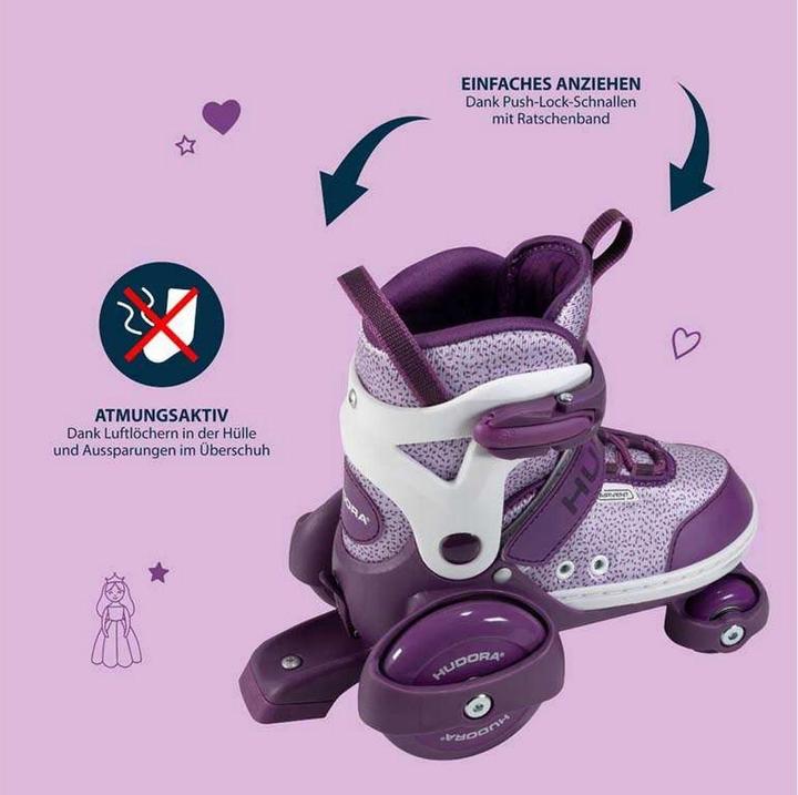 Produktbild Hudora HDO Rollerskates My First Quad 26-29 vt 22061 (26)