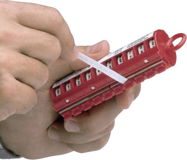 Actual product image 3M Printed adhesive marker code™ cable markers