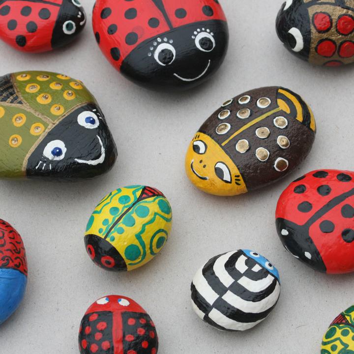 Actual product image Relaxdays Painting stones
