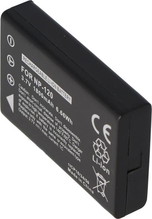 Actual product image AccuCell Battery NP-120, BP-1500S, D-LI7, DB-43 (Rechargeable battery)