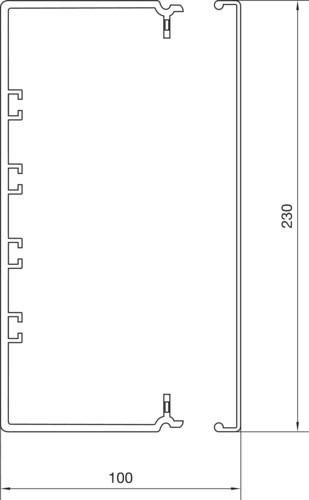 Produktbild Hager FB9923009016 (Kabeldurchlass, 200 cm)