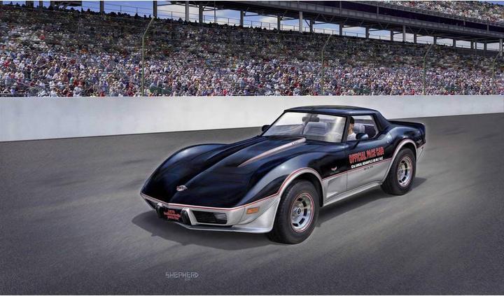 Actual product image Revell 07646 78 Corvette Indy Pace Car Model Kit 1:24