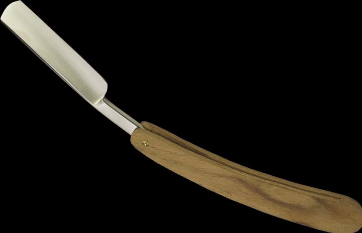 Actual product image Straight razor steel with rose wood bowl, length 16.5/25 cm
