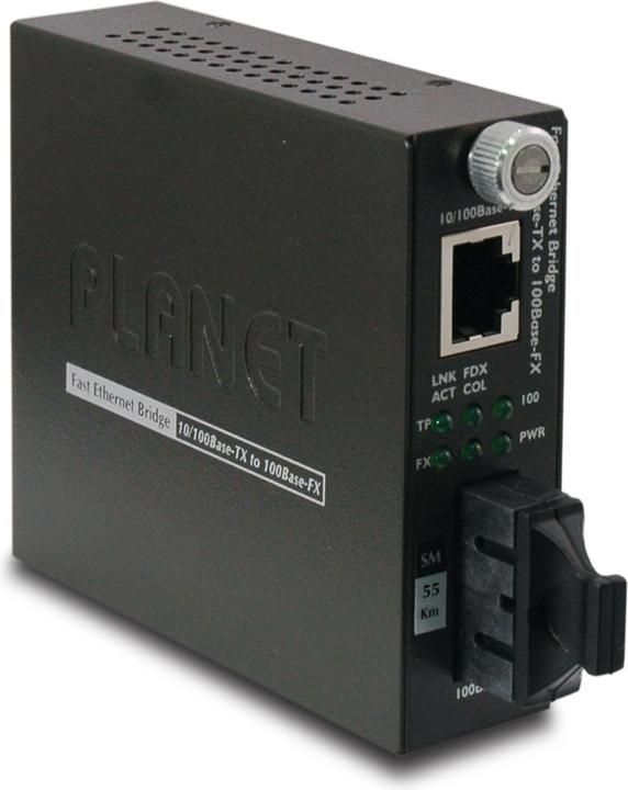 Planet Smart Media Converter - Single Mode 50KM 10/100Base-TX to 100Base-FX (SC)