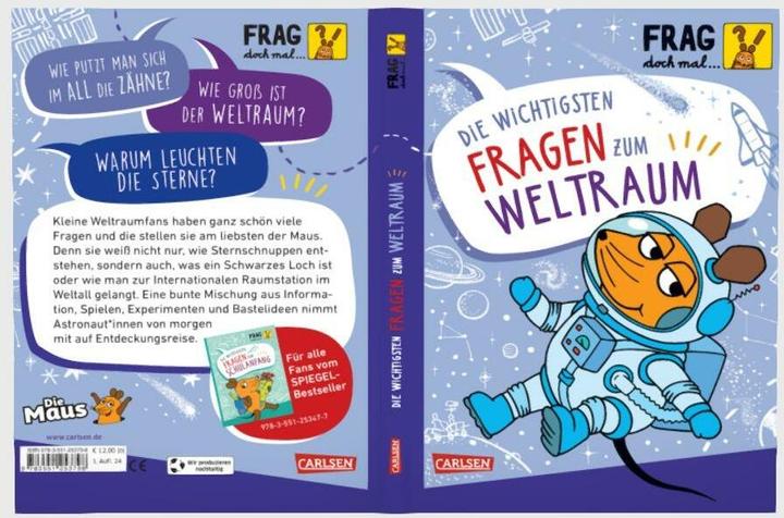 Actual product image Frag doch mal... die Maus: Die wichtigsten Fragen zum Weltraum (German, Linda Hartwig, Inca Vigh, 2024)