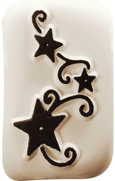 Actual product image La Dot Cosmetics Stamp tattoo stone medium ribal star