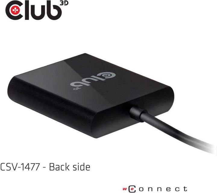 Produktbild Club 3D USB A auf HDMI 2.0 Dual Monitor 4K 60Hz Adapter