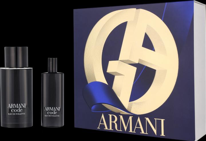 Produktbild Giorgio Armani Code Homme Set Eau de Toilette 75ml + Eau de Toilette 15ml (Eau de Toilette, 90 ml)