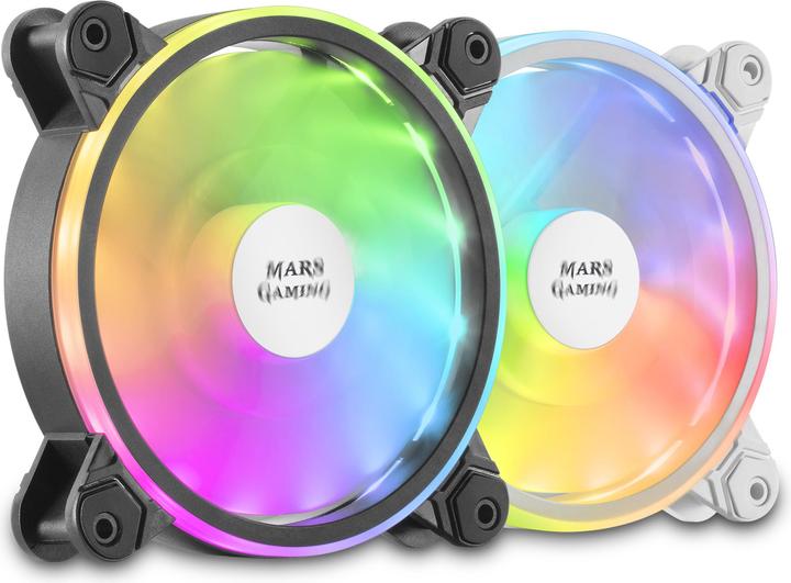 Actual product image Mars Gaming MFX ARGB 12cm Computer Cooler (120 mm, 1 x)
