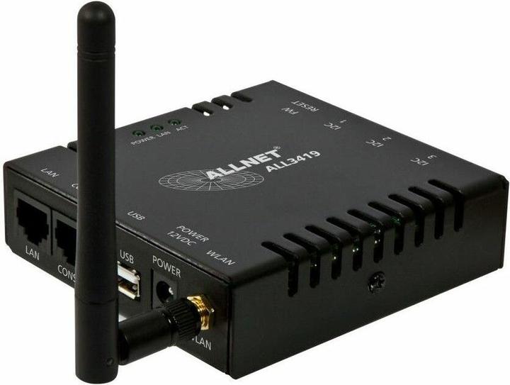 Actual product image Allnet ALL3419 / IP MSR Central 3x I2C, 1x USB, LAN/WLAN