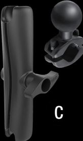Actual product image RAM Mounts Unpkd RAM Sing Swg Arm Tele