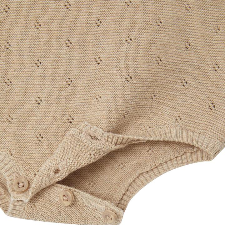 Produktbild Vertbaudet Baby-Set: Strick-Kurzoverall mit langen Ärmeln & Mütze Oeko-Tex (56)