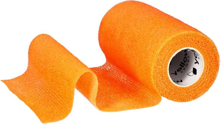 Actual product image Yellow Kohäsive Fixierbinden 10cmx4.5m, blau