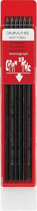 Actual product image Caran d'Ache Technograph refills (Refill, Grey, 3 mm)