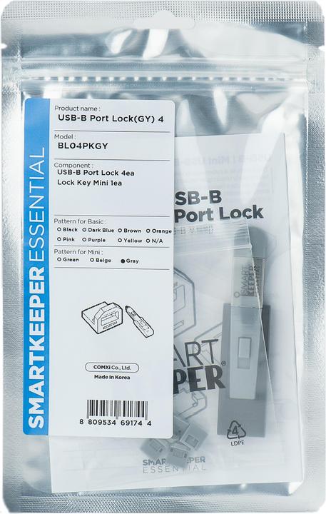 Immagine prodotto Smart Keeper 4 porte B USB con 1 chiave di tipo mini