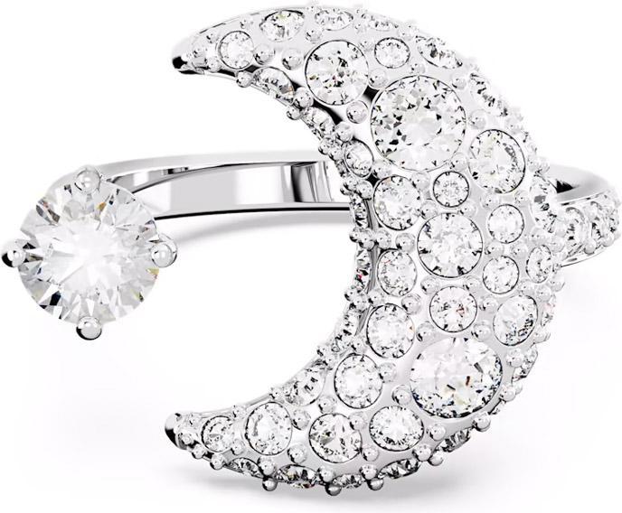 Actual product image Swarovski Luna Open Ring Moon White (55)