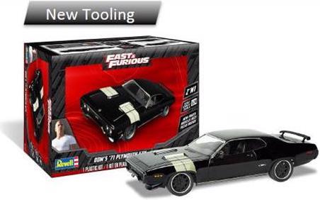 Actual product image Revell Doms 71 Plymouth GTX Fast & Furious