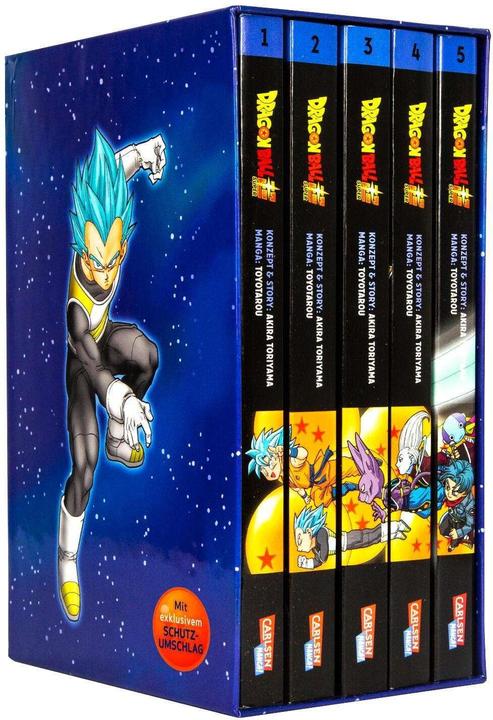 Actual product image Dragon Ball Super Bände 1-5 im Sammelschuber mit Extra (German, Akira Toriyama (Original Story), 2019)