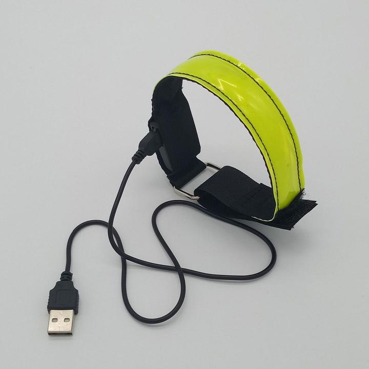 Produktbild Stride Aufladbares USB Leuchtarmband für Kinder / Erwachsene zum Sport