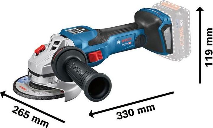 Actual product image Bosch Professional GWS 18V-15 SC (150 mm)