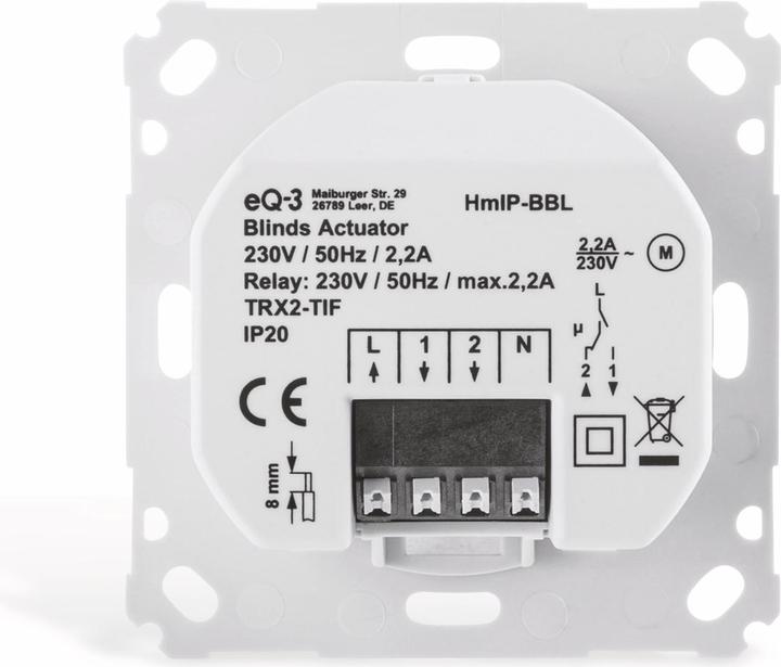 Immagine prodotto EQ-3 Attuatore cieco (Attuatore per otturatore)