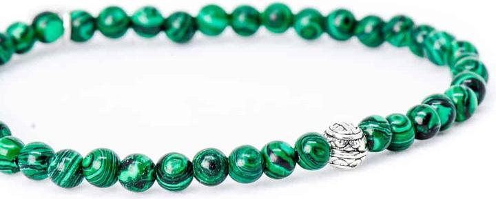 Immagine prodotto Balibay Muaz (20 cm, Argento 925, Pietra preziosa, Malachite)