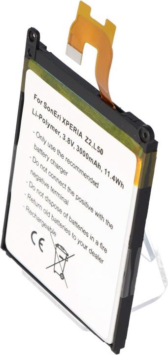 Actual product image AccuCell Battery Sony Ericsson Xperia Z2, L50, L50u, L50W, L50, Xperia L50T, L50W