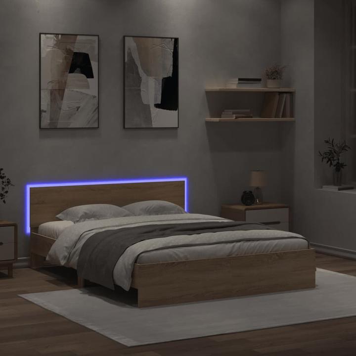 Immagine prodotto VidaXL Struttura letto con testiera e illuminazione a LED (160 x 200 cm)