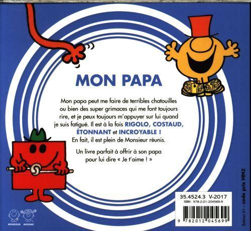 Actual product image Les Monsieur Madame: mon papa (French, Hargreaves Roger, 2017)
